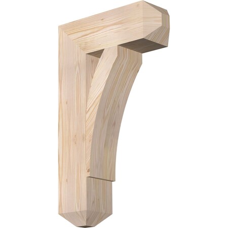 Ekena Millwork Thorton Craftsman Smooth Bracket, Douglas Fir, 5 1/2"W x 18"D x 30"H BKT06X18X30THR04SDF
